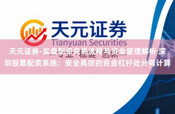 天元证券-实盘配资交易流程与资金管理解析 深圳股票配资系统：安全高效的资金杠杆处分有计算